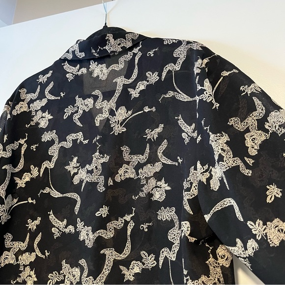 Clichy | Vintage Sheer Button Up Shirt - Picture 8 of 13